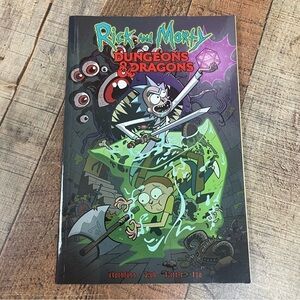 NEW Rick and Morty vs. Dungeons & Dragons Paperback Graphic Novel Rothfuss